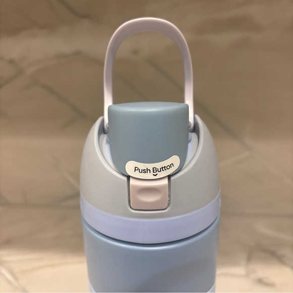 Owala FreeSip 24oz Sea Salt Blue Insulated Water Bottle Straw Lid, NWT - Picture 2 of 5